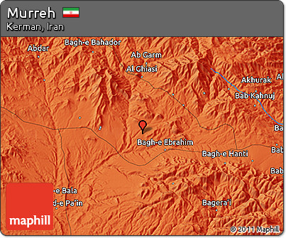Political 3D Map of Murreh