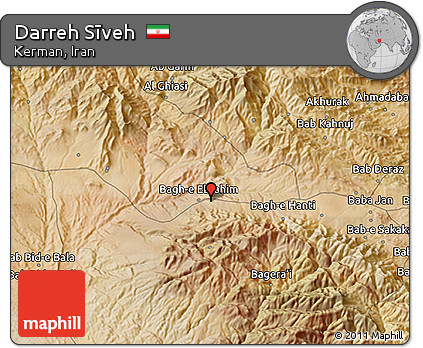 Satellite 3D Map of Darreh Sīveh