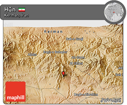 Satellite 3D Map of Hūn