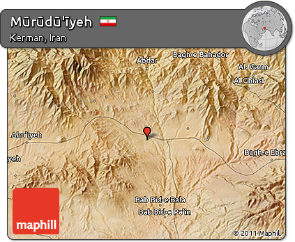 Satellite 3D Map of Mūrūdū'īyeh