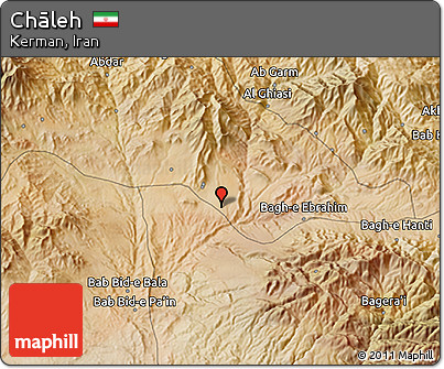 Satellite 3D Map of Chāleh