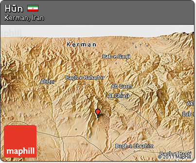 Satellite 3D Map of Hūn
