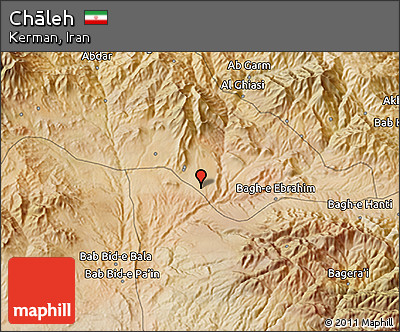 Satellite 3D Map of Chāleh