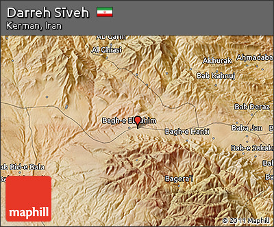 Satellite 3D Map of Darreh Sīveh