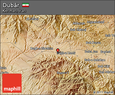 Satellite 3D Map of Dubār
