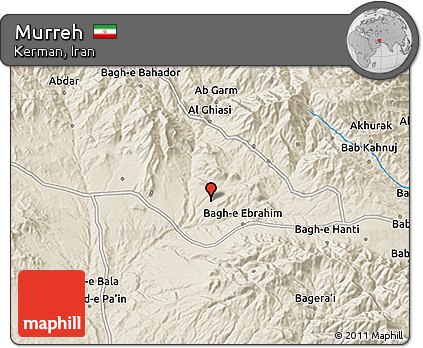 Shaded Relief 3D Map of Murreh