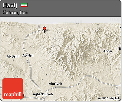 Shaded Relief 3D Map of Havīj