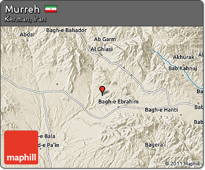 Shaded Relief 3D Map of Murreh