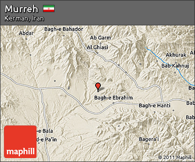 Shaded Relief 3D Map of Murreh