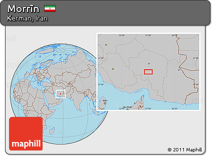 Gray Location Map of Morrīn