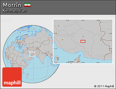 Gray Location Map of Morrīn