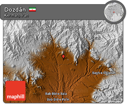 Physical Map of Dozdān