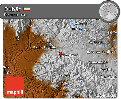 Physical Map of Dubār