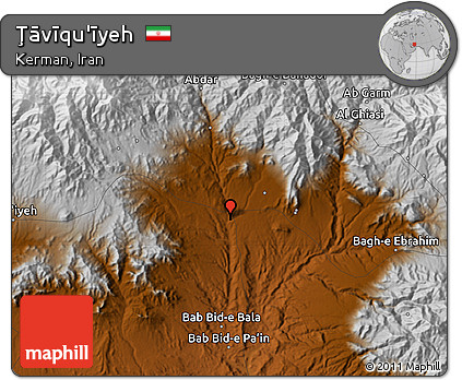 Physical Map of Ţāvīqu'īyeh