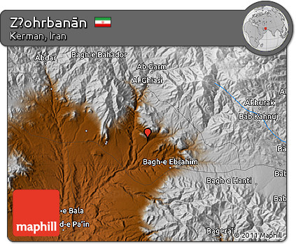 Physical Map of Z̧ohrbanān