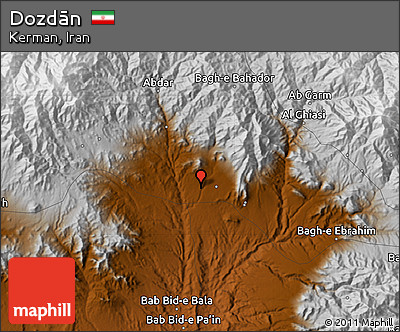 Physical Map of Dozdān