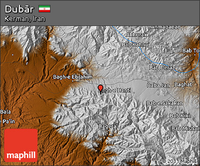 Physical Map of Dubār