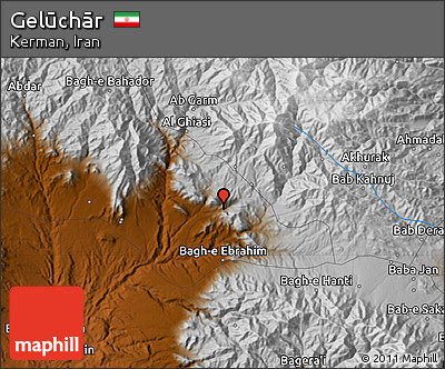 Physical Map of Gelūchār