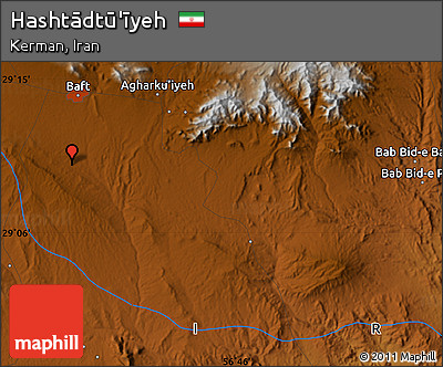 Physical Map of Hashtādtū'īyeh