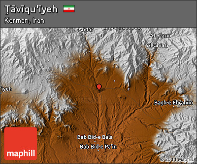 Physical Map of Ţāvīqu'īyeh