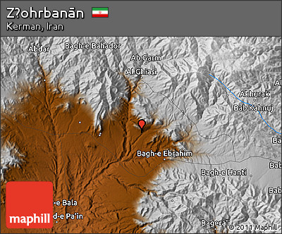 Physical Map of Z̧ohrbanān