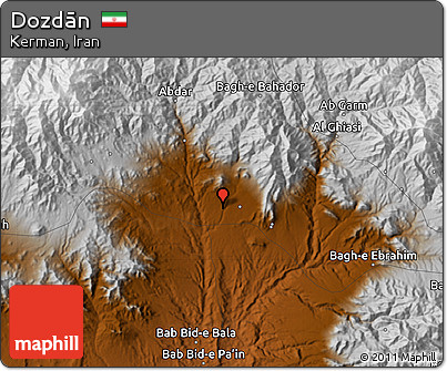 Physical Map of Dozdān