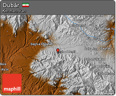 Physical Map of Dubār