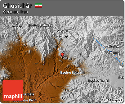 Physical Map of Ghusichār