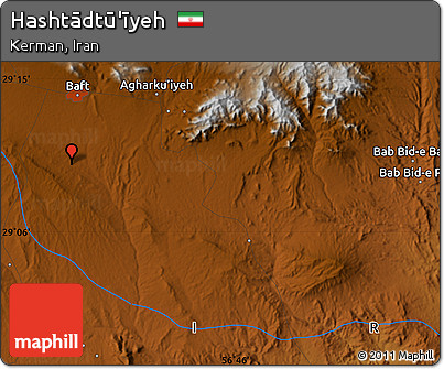 Physical Map of Hashtādtū'īyeh