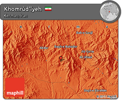 Political Map of Khomrūd'īyeh