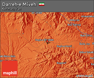 Political Map of Darreh-e Mīveh