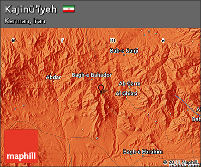Political Map of Kajīnū'īyeh