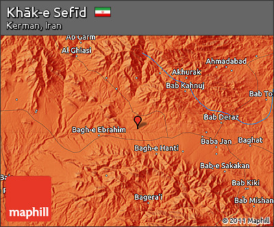 Political Map of Khāk-e Sefīd