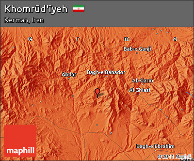Political Map of Khomrūd'īyeh