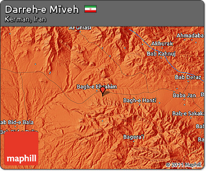 Political Map of Darreh-e Mīveh