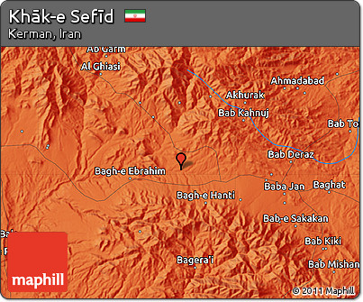 Political Map of Khāk-e Sefīd