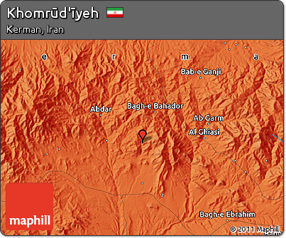 Political Map of Khomrūd'īyeh