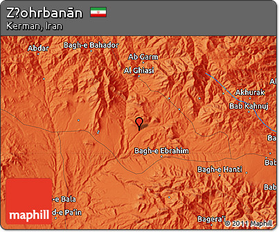 Political Map of Z̧ohrbanān