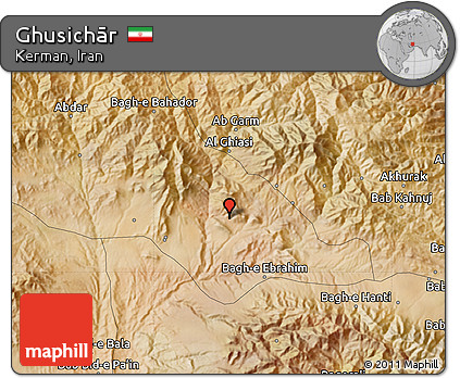 Satellite Map of Ghusichār