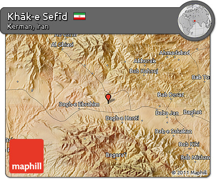 Satellite Map of Khāk-e Sefīd