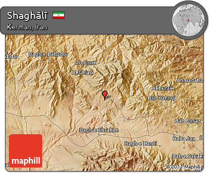 Satellite Map of Shaghālī