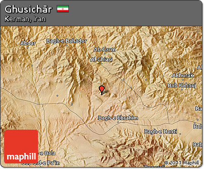 Satellite Map of Ghusichār