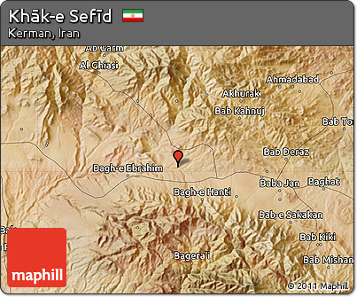 Satellite Map of Khāk-e Sefīd