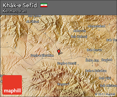 Satellite Map of Khāk-e Sefīd