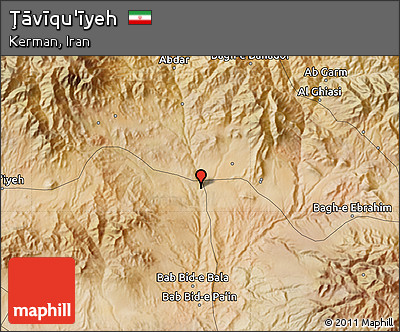 Satellite Map of Ţāvīqu'īyeh