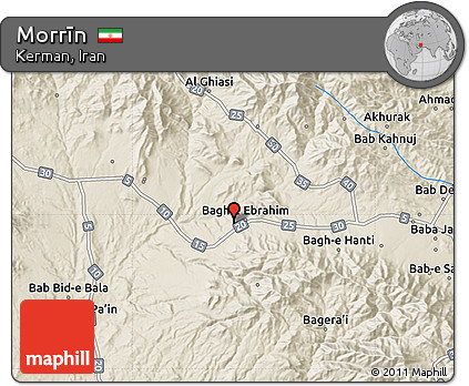 Shaded Relief Map of Morrīn