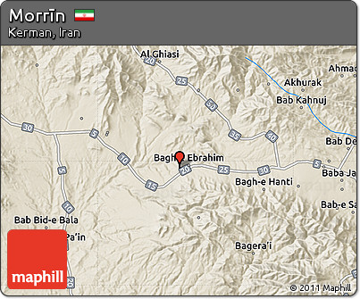 Shaded Relief Map of Morrīn
