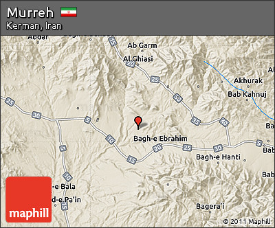 Shaded Relief Map of Murreh