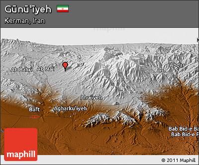 Physical Panoramic Map of Gūnū'īyeh