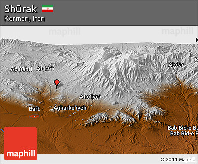 Physical Panoramic Map of Shūrak